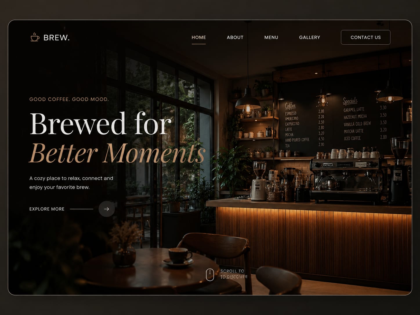 Café Website