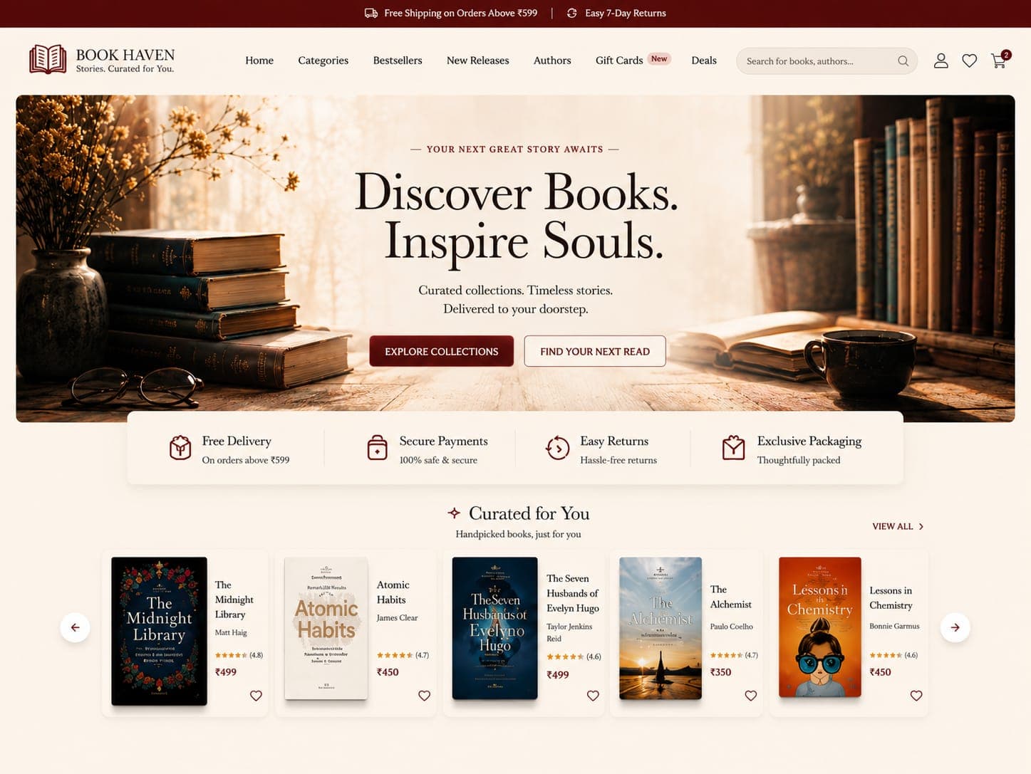 Bookwebsite