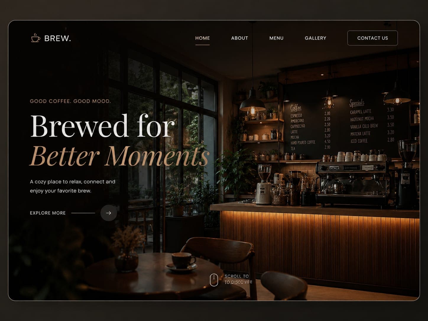 Café Website